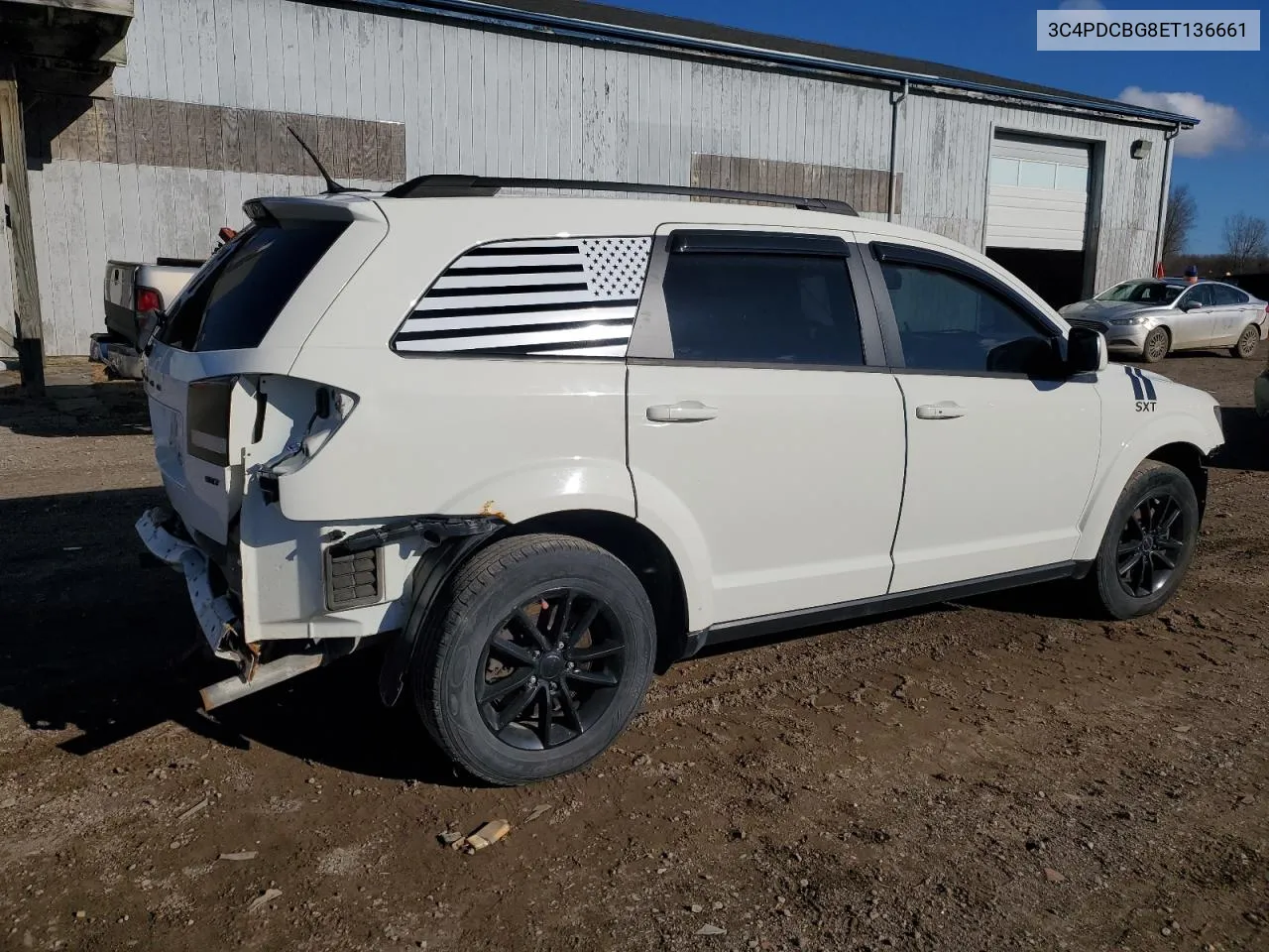 2014 Dodge Journey Sxt VIN: 3C4PDCBG8ET136661 Lot: 79509734