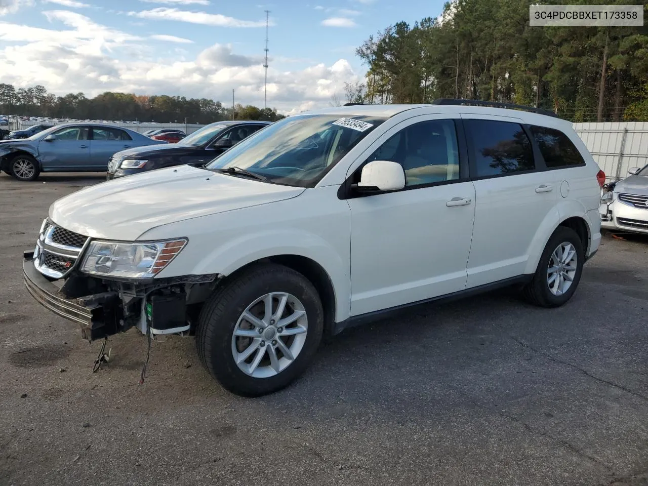 2014 Dodge Journey Sxt VIN: 3C4PDCBBXET173358 Lot: 79533494