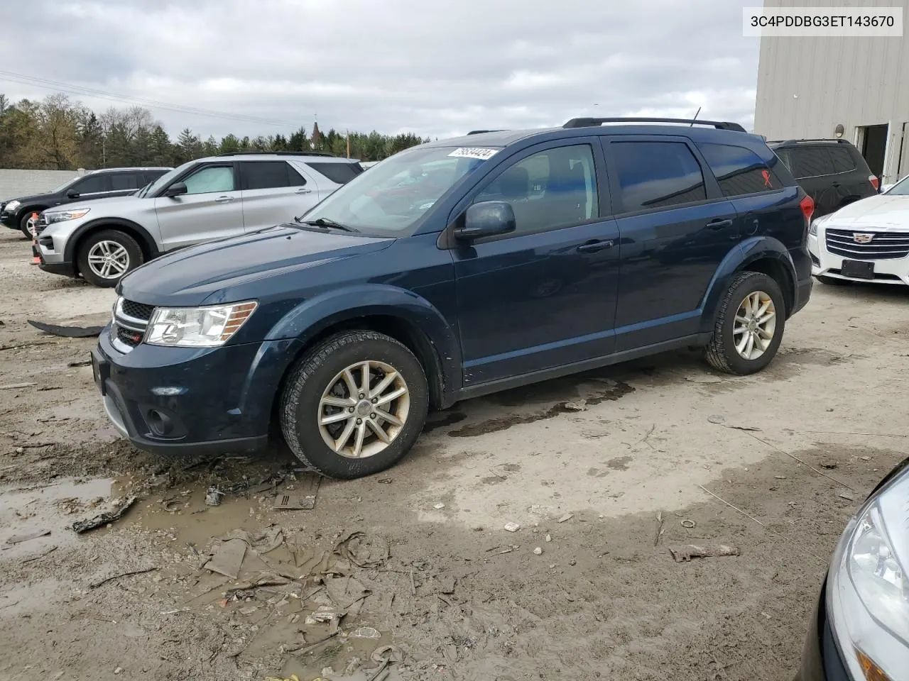 2014 Dodge Journey Sxt VIN: 3C4PDDBG3ET143670 Lot: 79534424