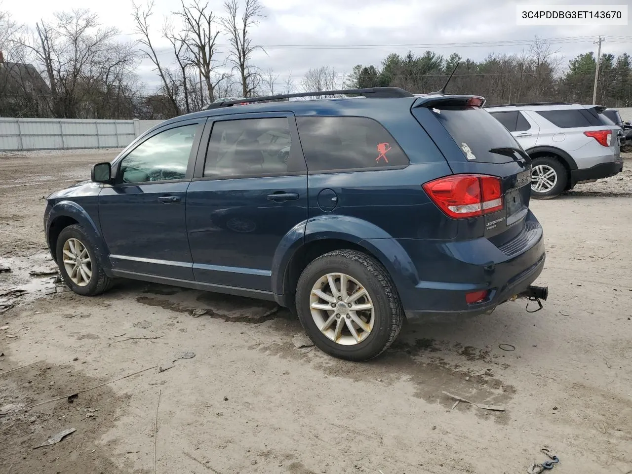 2014 Dodge Journey Sxt VIN: 3C4PDDBG3ET143670 Lot: 79534424