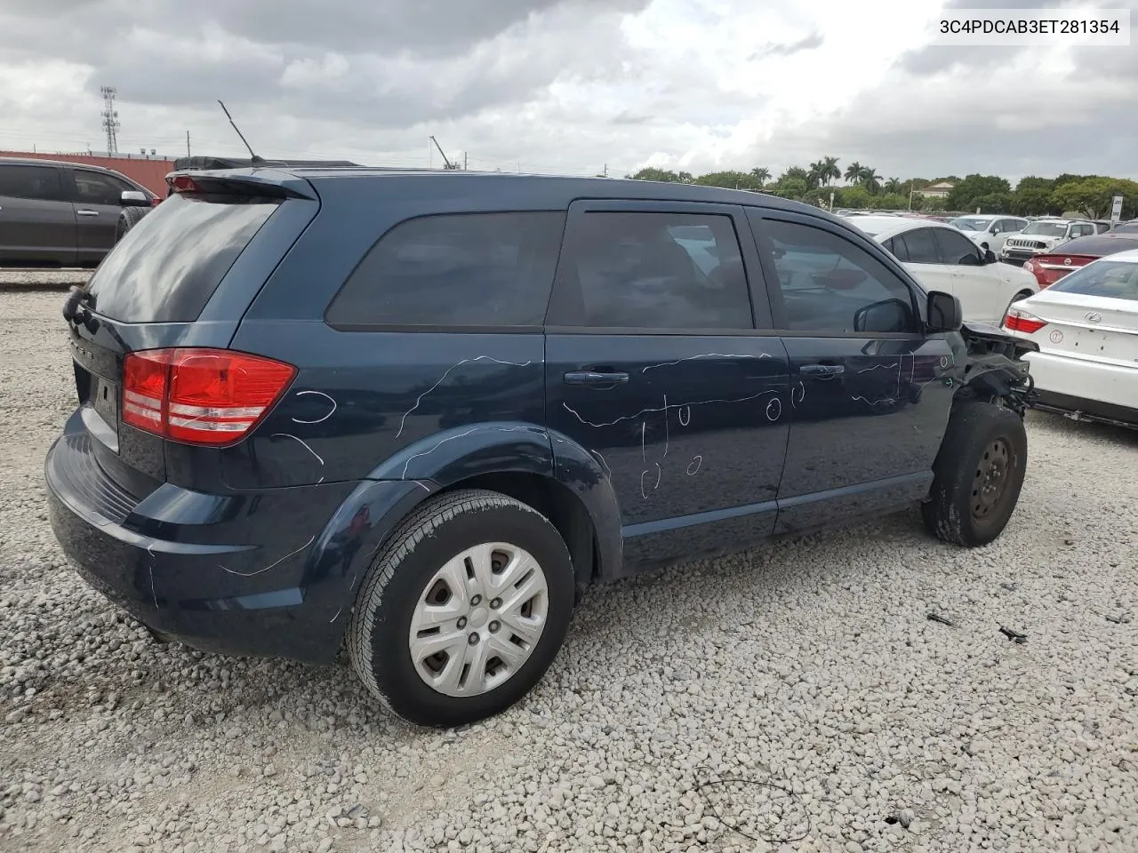 2014 Dodge Journey Se VIN: 3C4PDCAB3ET281354 Lot: 79716074