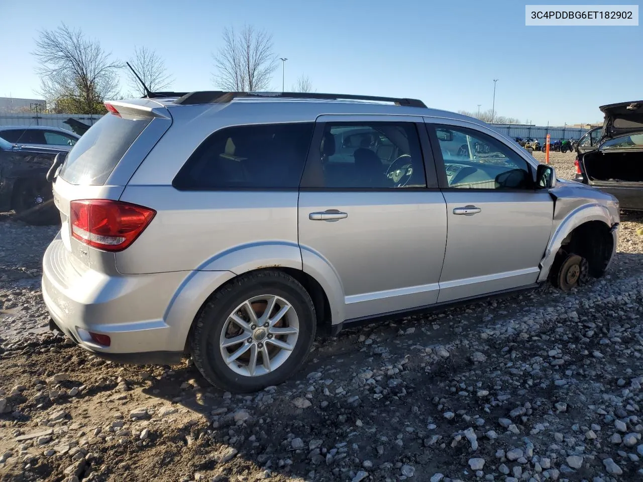 2014 Dodge Journey Sxt VIN: 3C4PDDBG6ET182902 Lot: 79818834