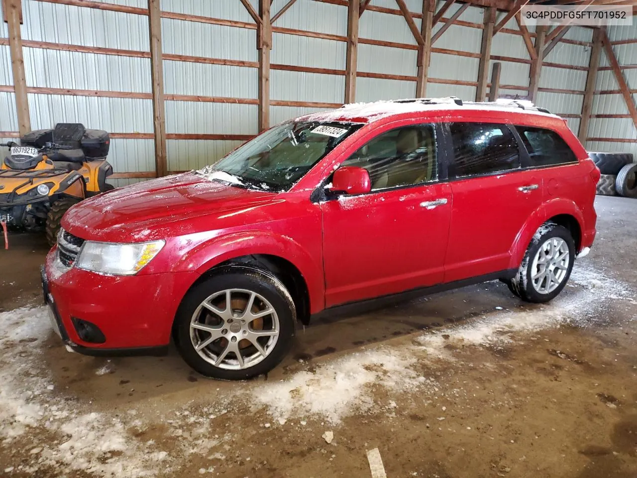 2015 Dodge Journey R/T VIN: 3C4PDDFG5FT701952 Lot: 39517324