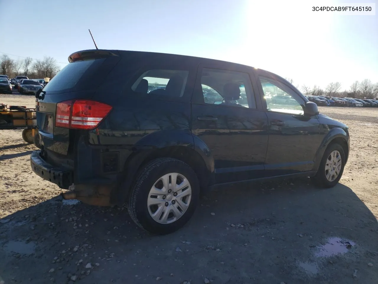 2015 Dodge Journey Se VIN: 3C4PDCAB9FT645150 Lot: 41236504