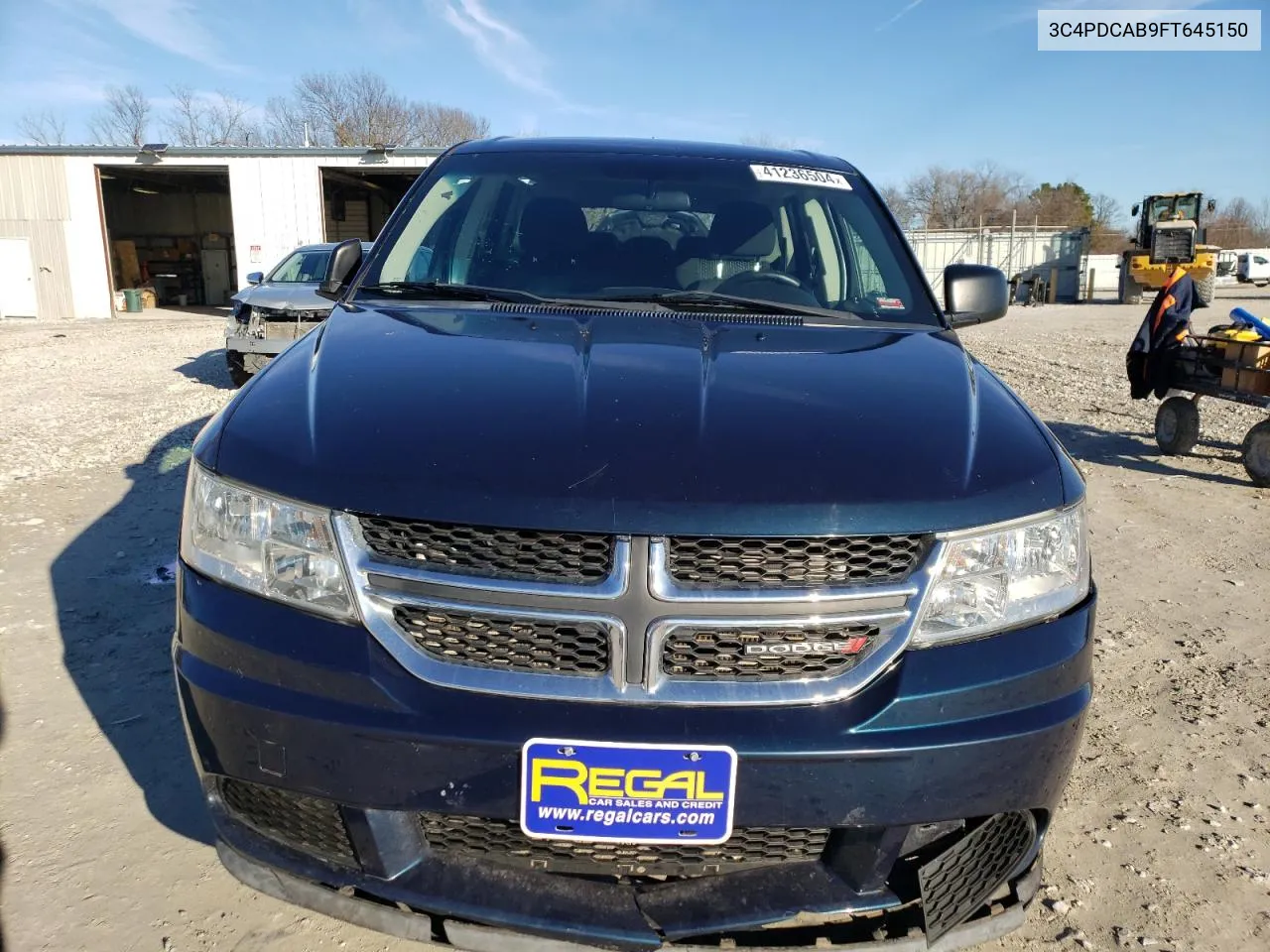 2015 Dodge Journey Se VIN: 3C4PDCAB9FT645150 Lot: 41236504