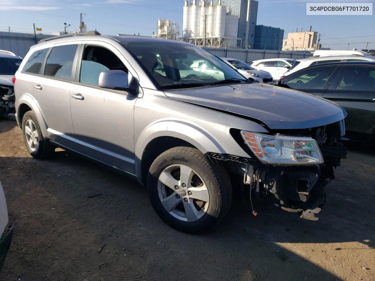 2015 Dodge Journey Sxt VIN: 3C4PDCBG6FT701720 Lot: 42585414