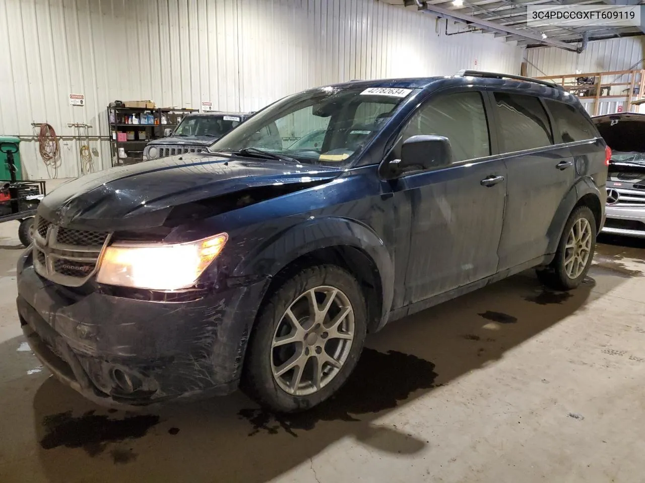 2015 Dodge Journey Sxt VIN: 3C4PDCCGXFT609119 Lot: 42782634