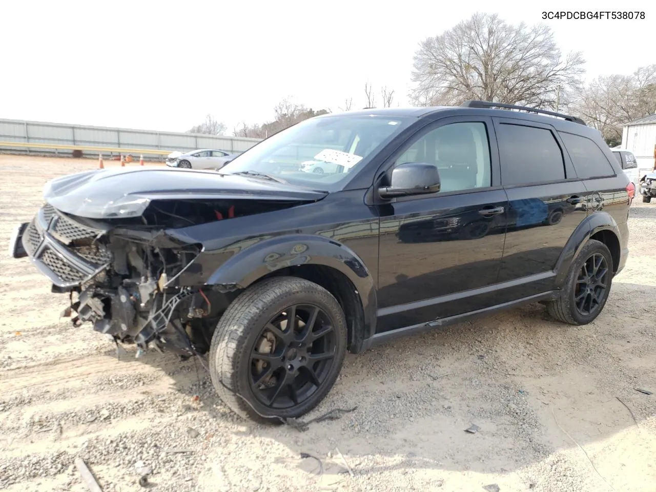 2015 Dodge Journey Sxt VIN: 3C4PDCBG4FT538078 Lot: 43752714