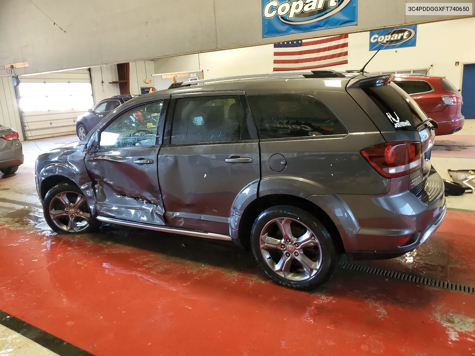 2015 Dodge Journey Crossroad VIN: 3C4PDDGGXFT740650 Lot: 46012684