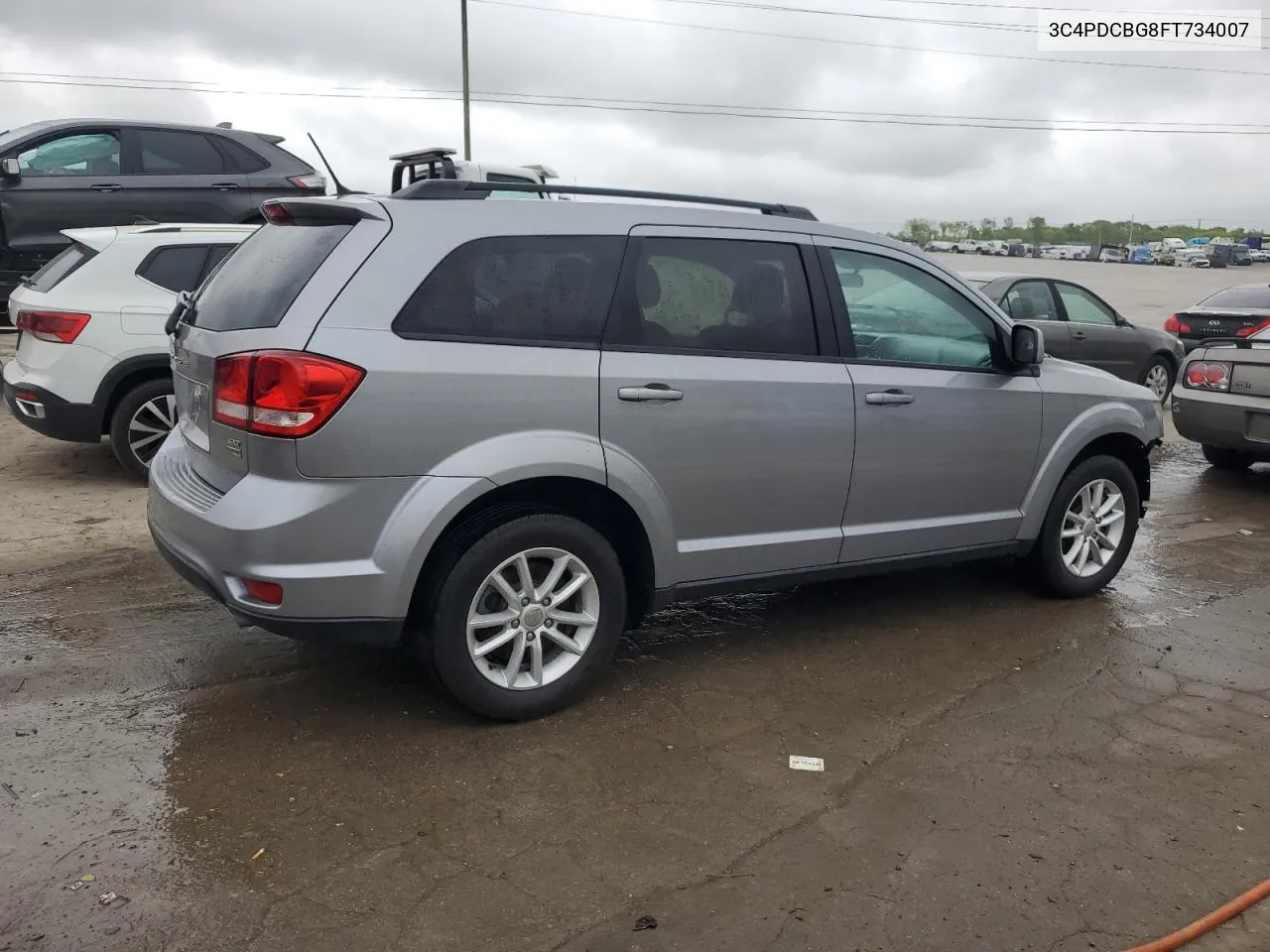 2015 Dodge Journey Sxt VIN: 3C4PDCBG8FT734007 Lot: 51741624