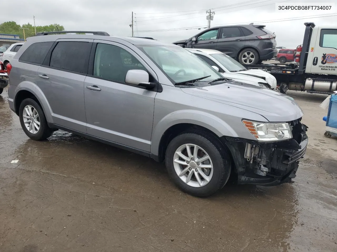 2015 Dodge Journey Sxt VIN: 3C4PDCBG8FT734007 Lot: 51741624