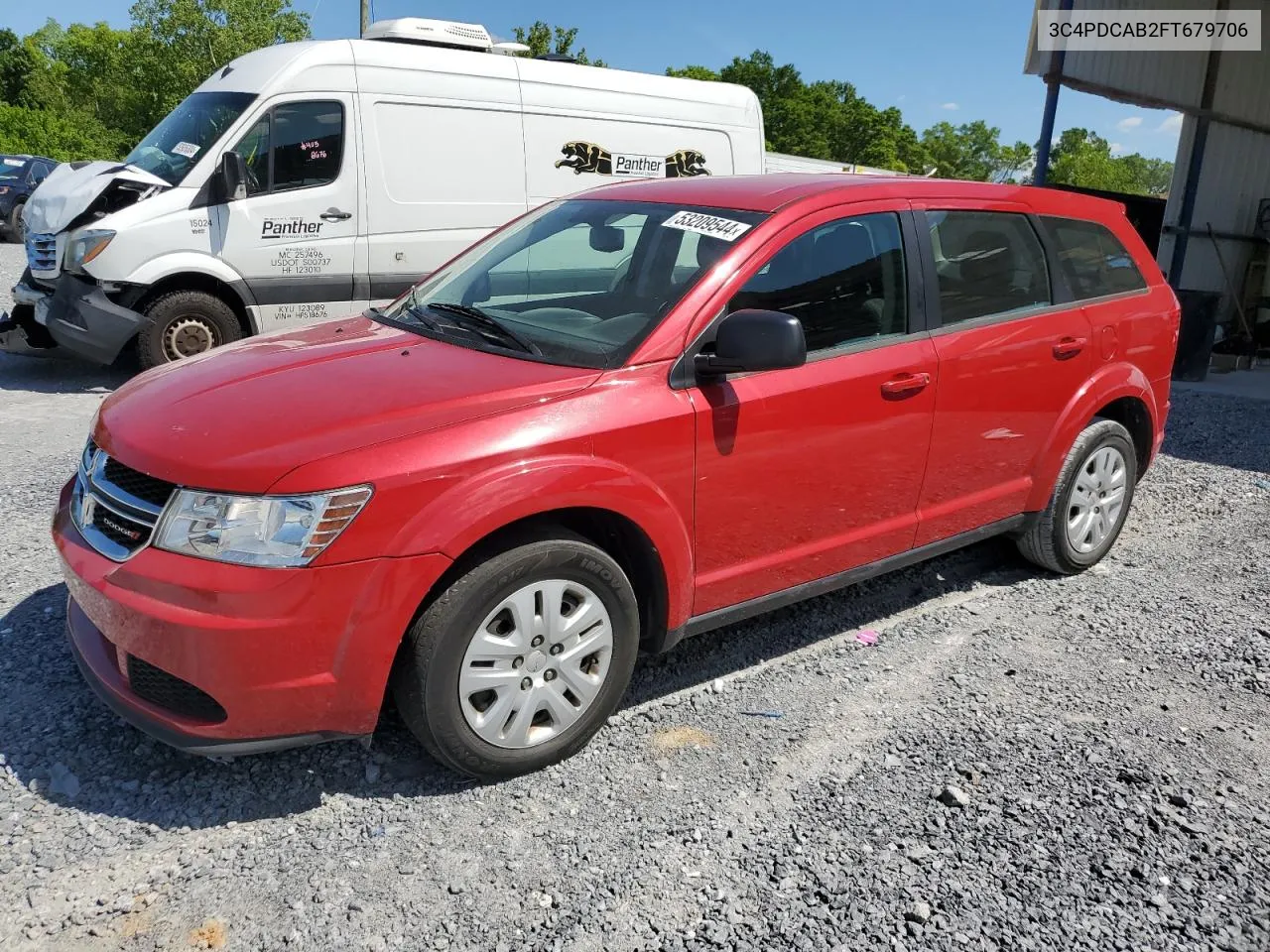 2015 Dodge Journey Se VIN: 3C4PDCAB2FT679706 Lot: 53209544