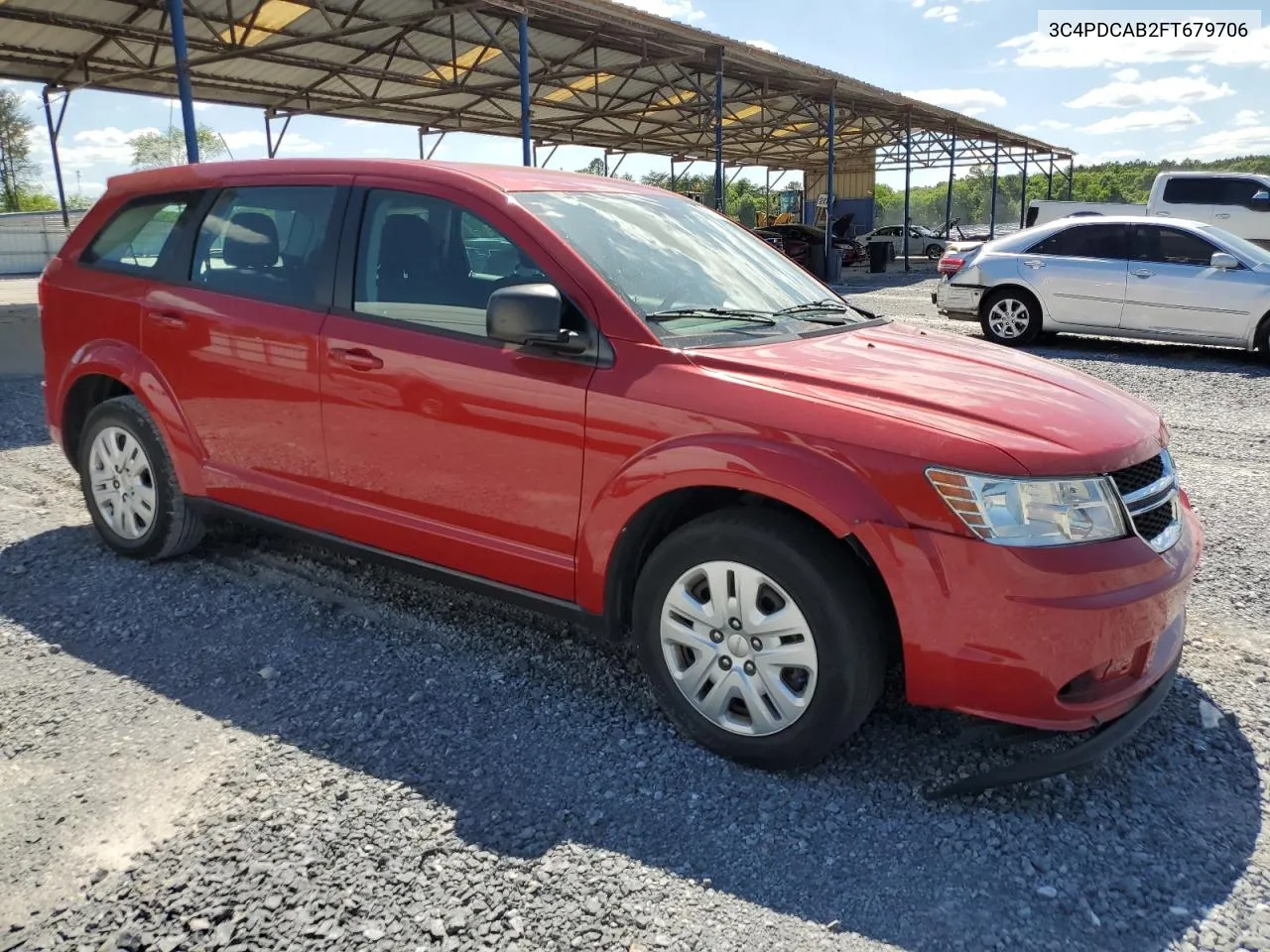 2015 Dodge Journey Se VIN: 3C4PDCAB2FT679706 Lot: 53209544