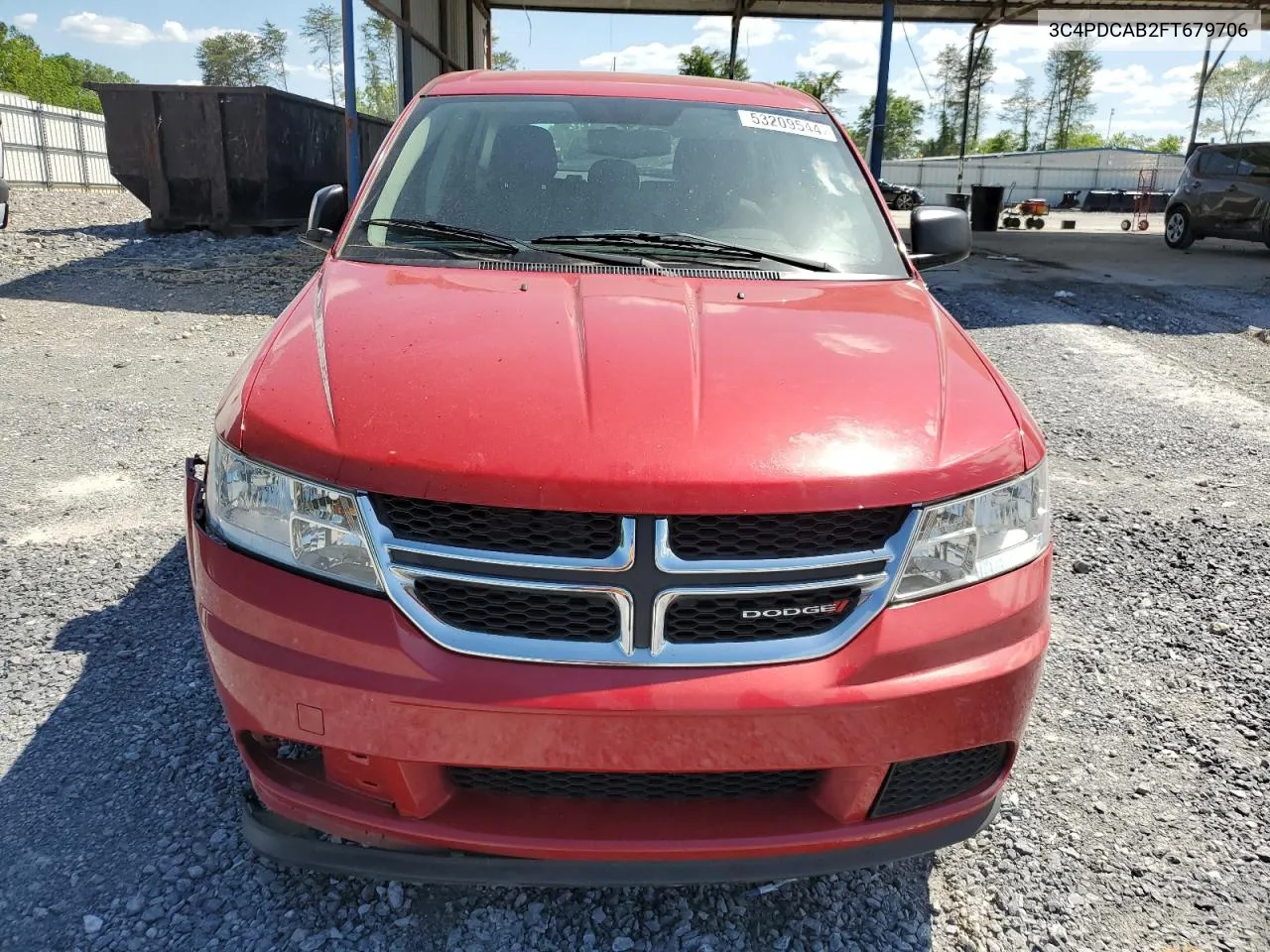 2015 Dodge Journey Se VIN: 3C4PDCAB2FT679706 Lot: 53209544