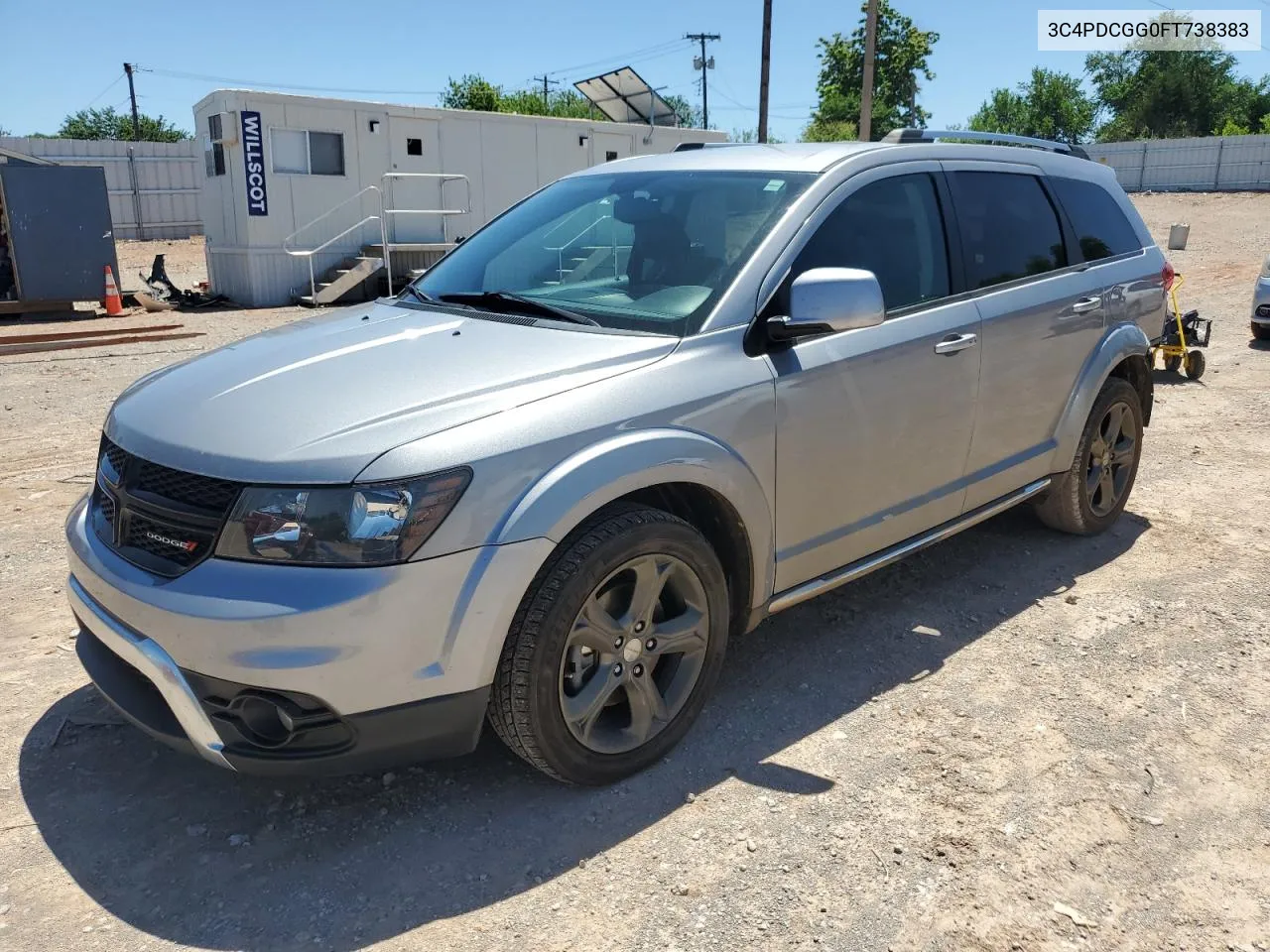 2015 Dodge Journey Crossroad VIN: 3C4PDCGG0FT738383 Lot: 53439424