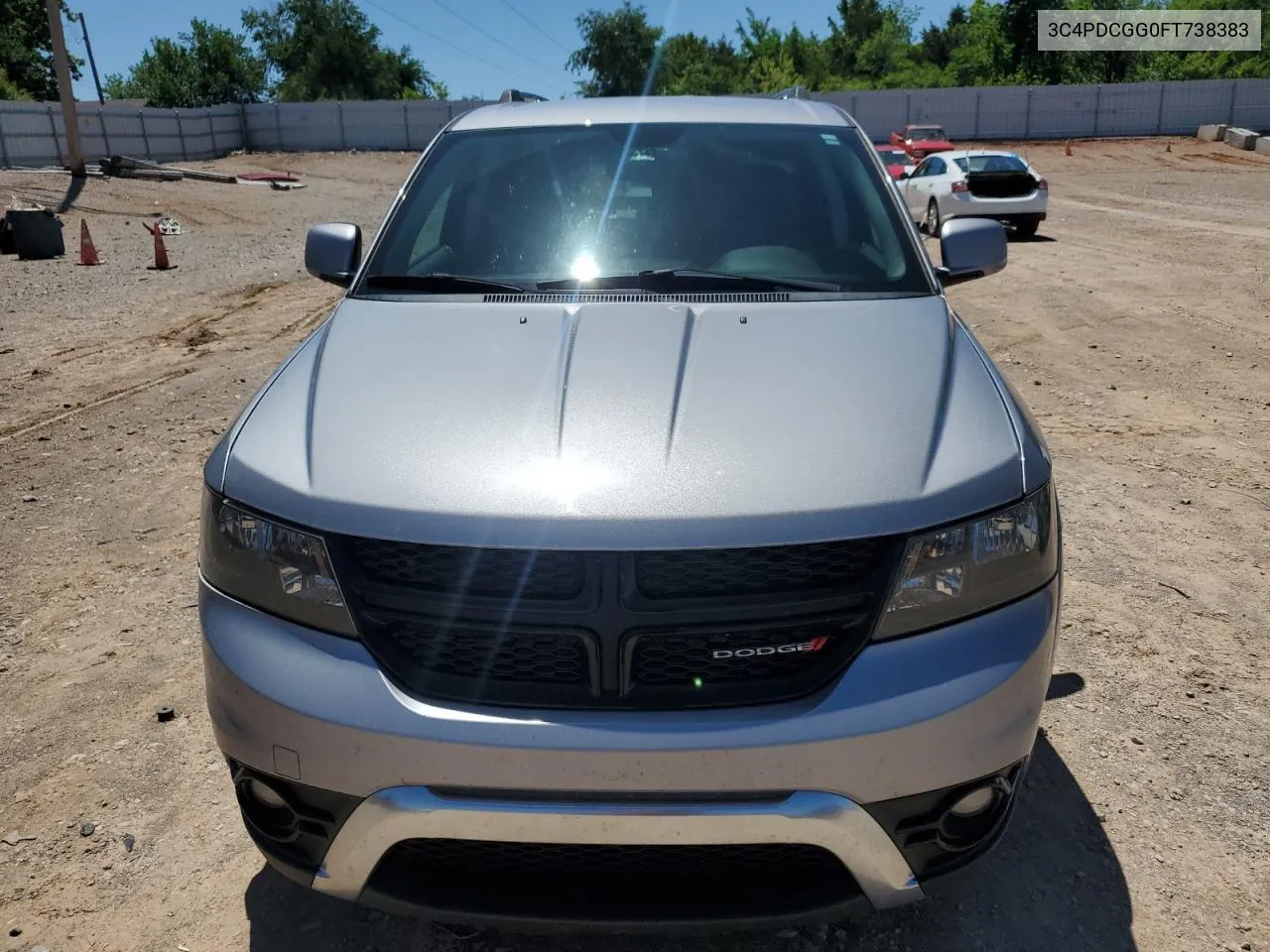 2015 Dodge Journey Crossroad VIN: 3C4PDCGG0FT738383 Lot: 53439424