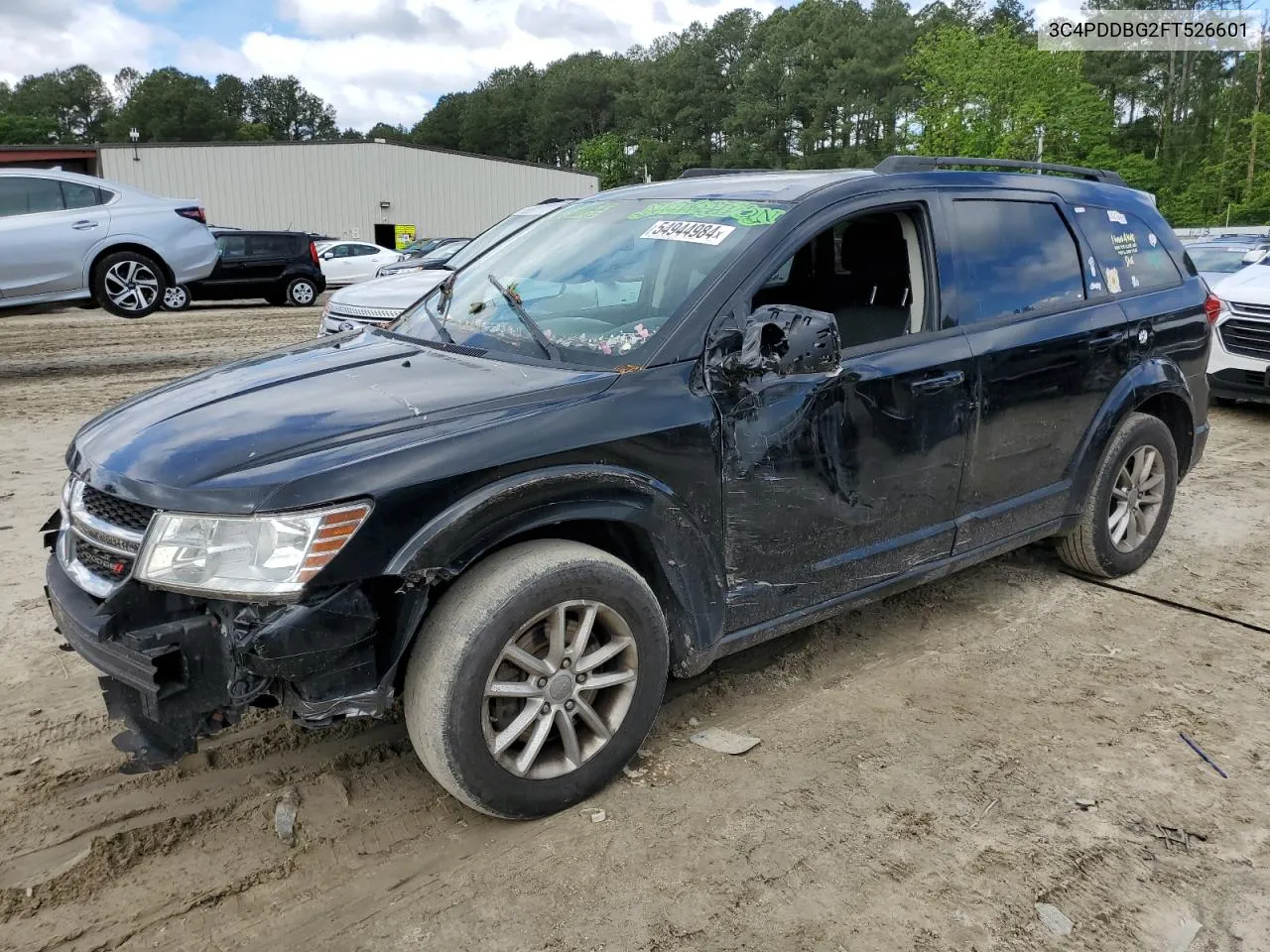 2015 Dodge Journey Sxt VIN: 3C4PDDBG2FT526601 Lot: 54944984