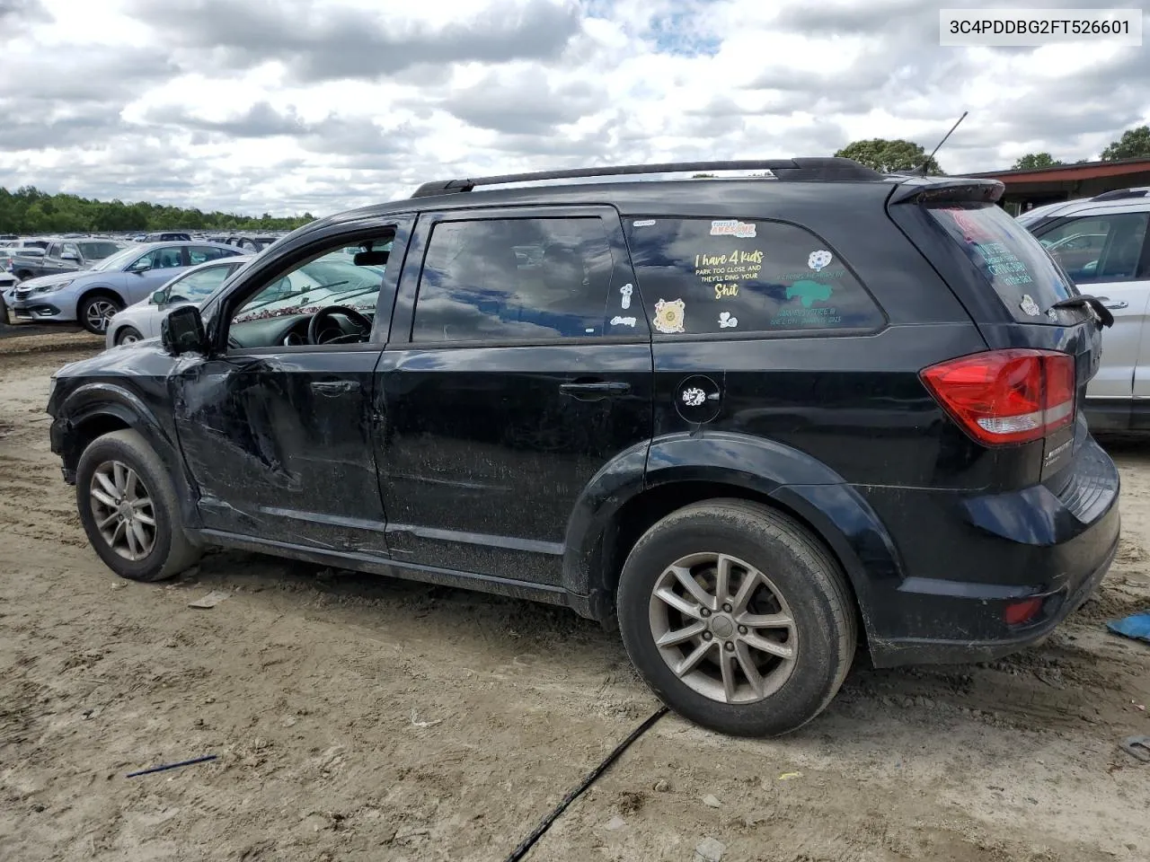 2015 Dodge Journey Sxt VIN: 3C4PDDBG2FT526601 Lot: 54944984