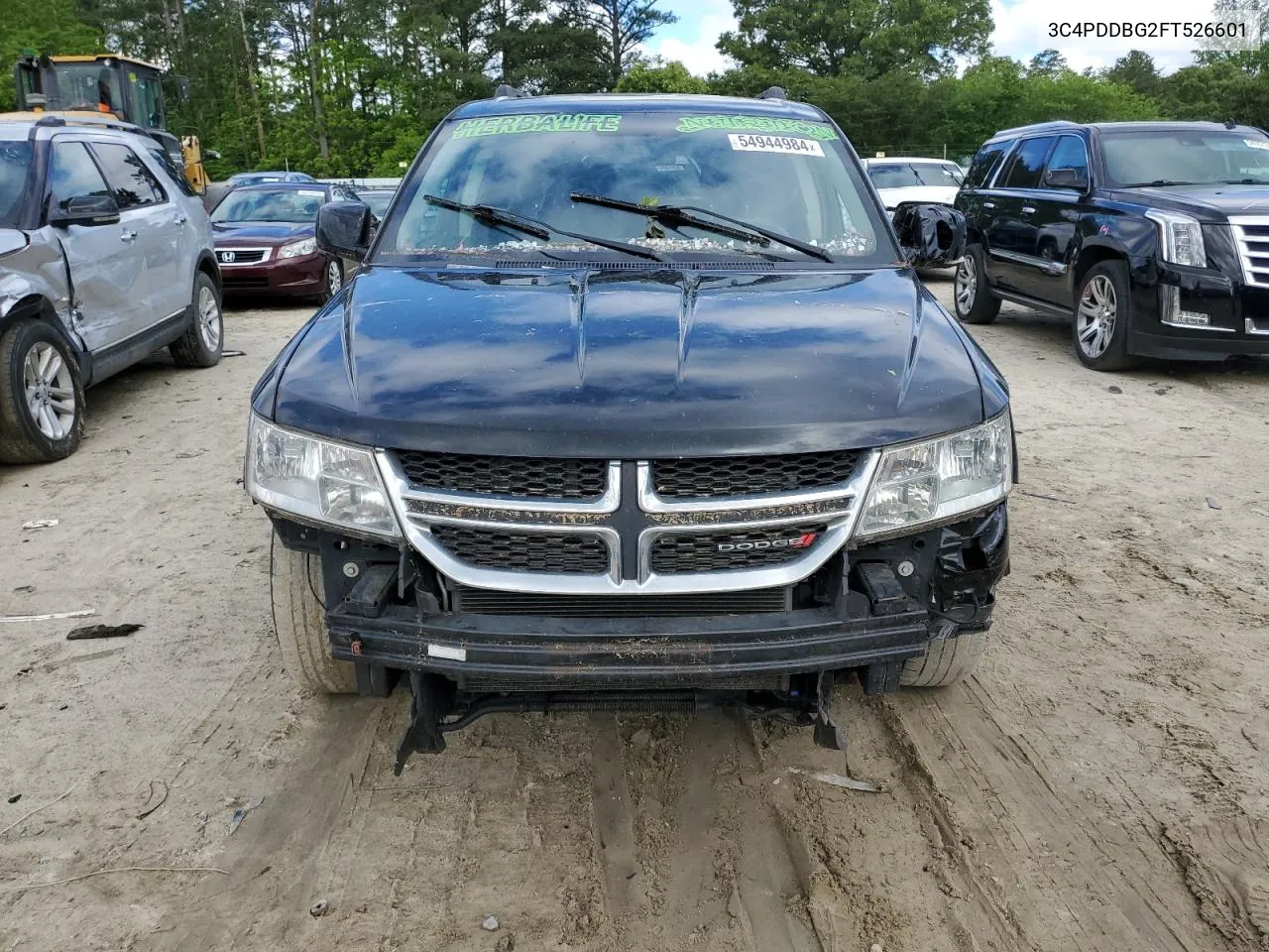 2015 Dodge Journey Sxt VIN: 3C4PDDBG2FT526601 Lot: 54944984