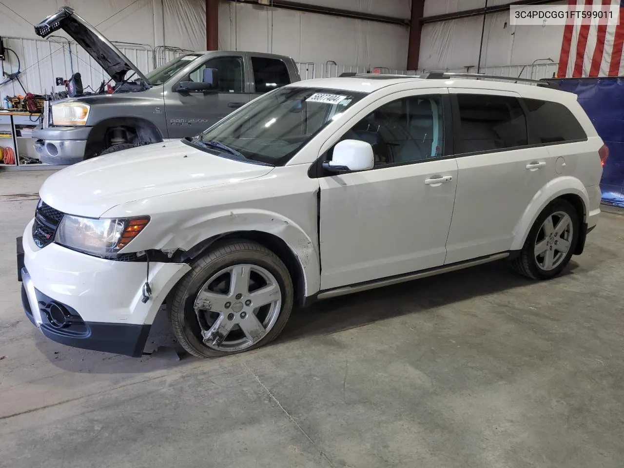 2015 Dodge Journey Crossroad VIN: 3C4PDCGG1FT599011 Lot: 56877404