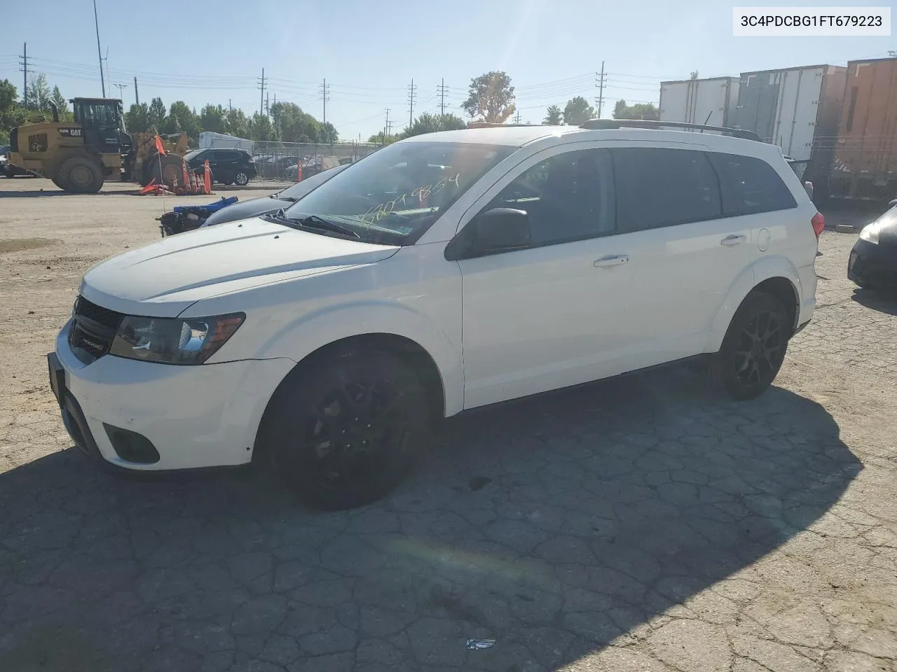 2015 Dodge Journey Sxt VIN: 3C4PDCBG1FT679223 Lot: 58099854