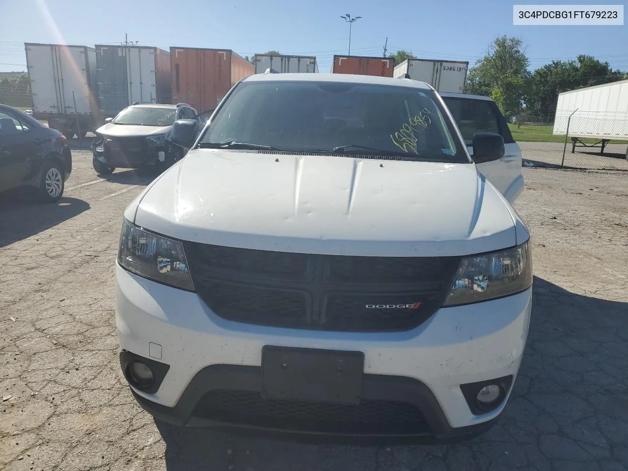 2015 Dodge Journey Sxt VIN: 3C4PDCBG1FT679223 Lot: 58099854