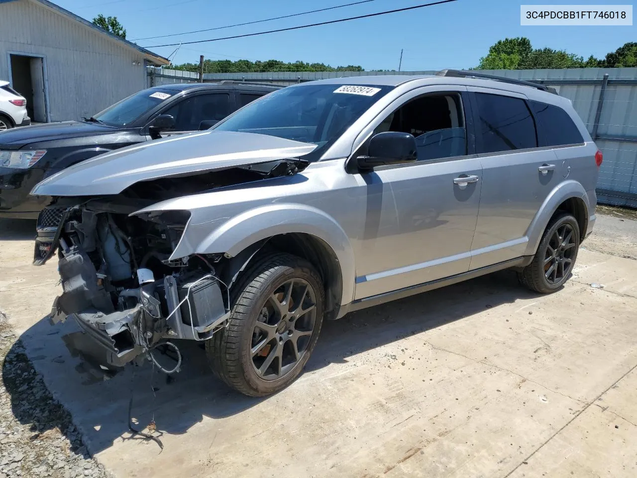 2015 Dodge Journey Sxt VIN: 3C4PDCBB1FT746018 Lot: 58262974