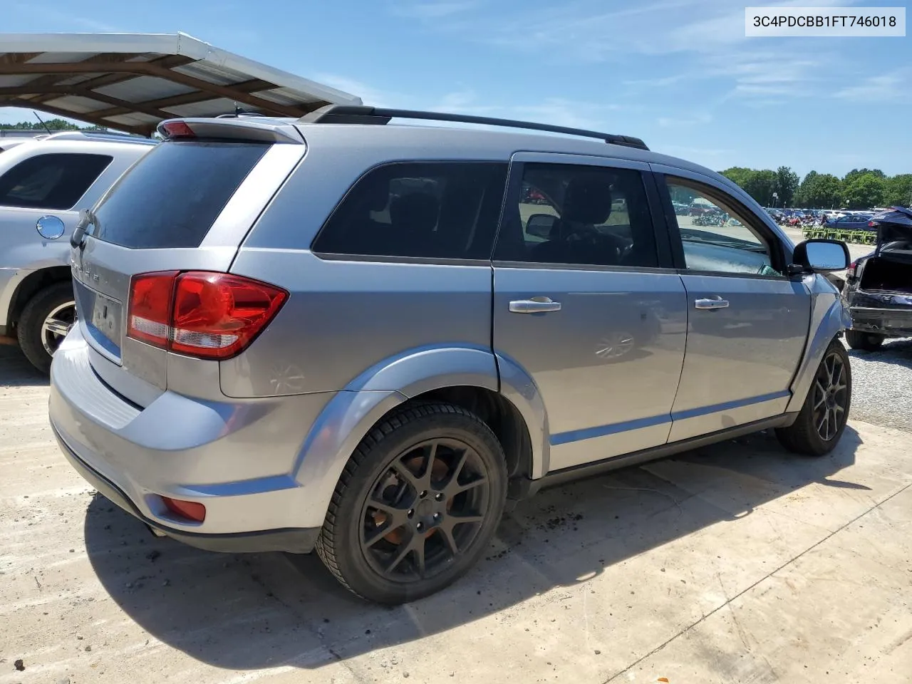 2015 Dodge Journey Sxt VIN: 3C4PDCBB1FT746018 Lot: 58262974