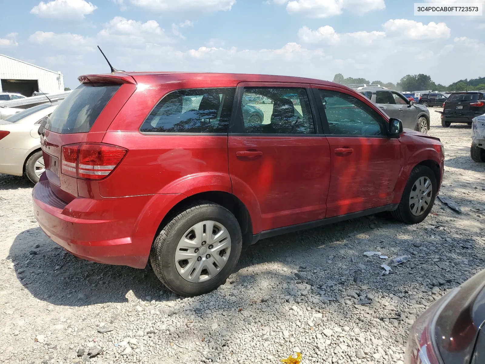 2015 Dodge Journey Se VIN: 3C4PDCAB0FT723573 Lot: 58699814