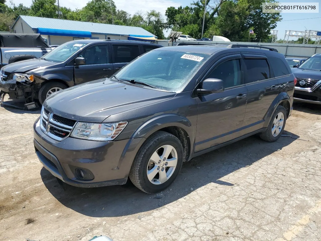 2015 Dodge Journey Sxt VIN: 3C4PDCBG1FT616798 Lot: 60300724