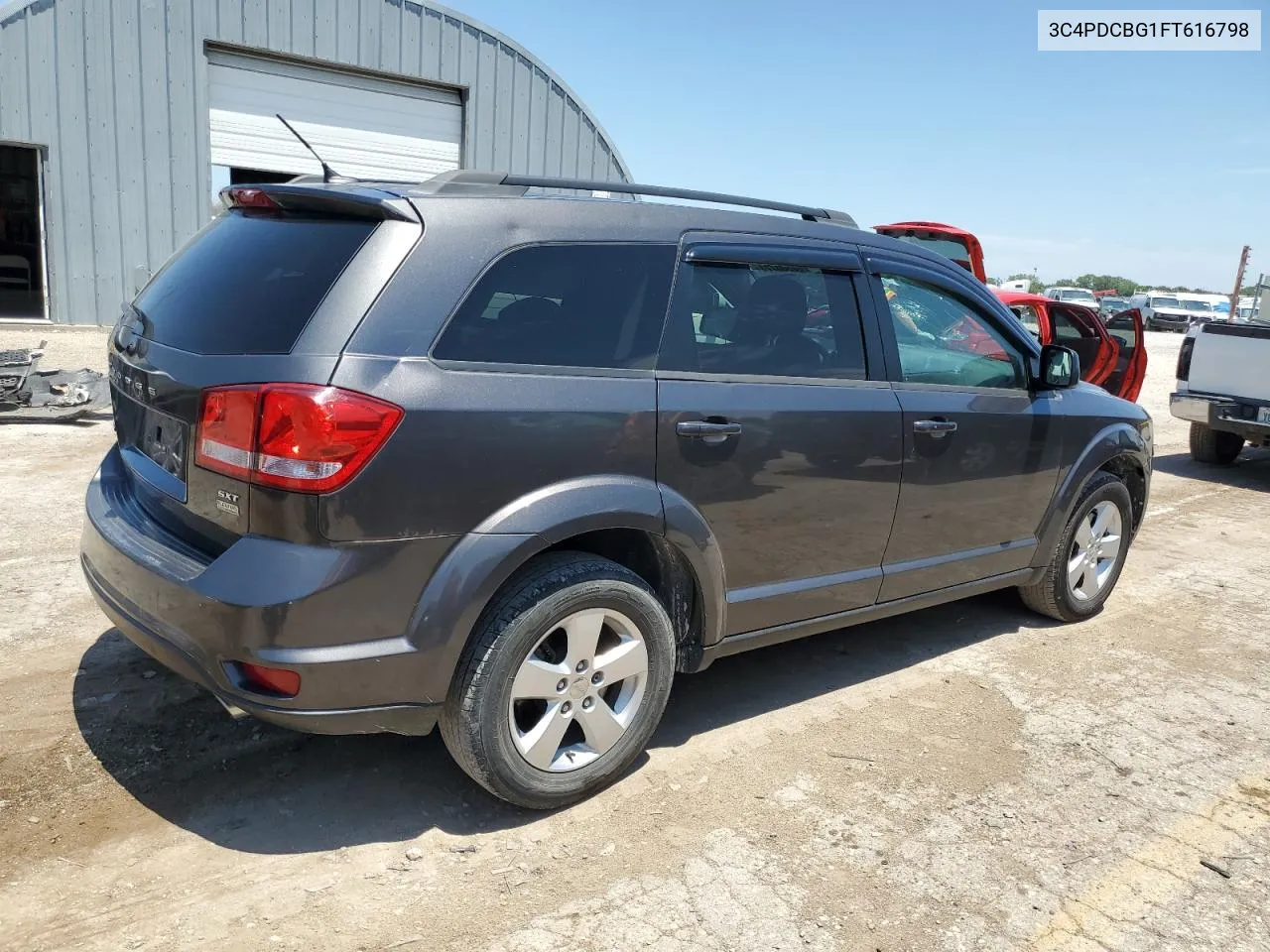 2015 Dodge Journey Sxt VIN: 3C4PDCBG1FT616798 Lot: 60300724