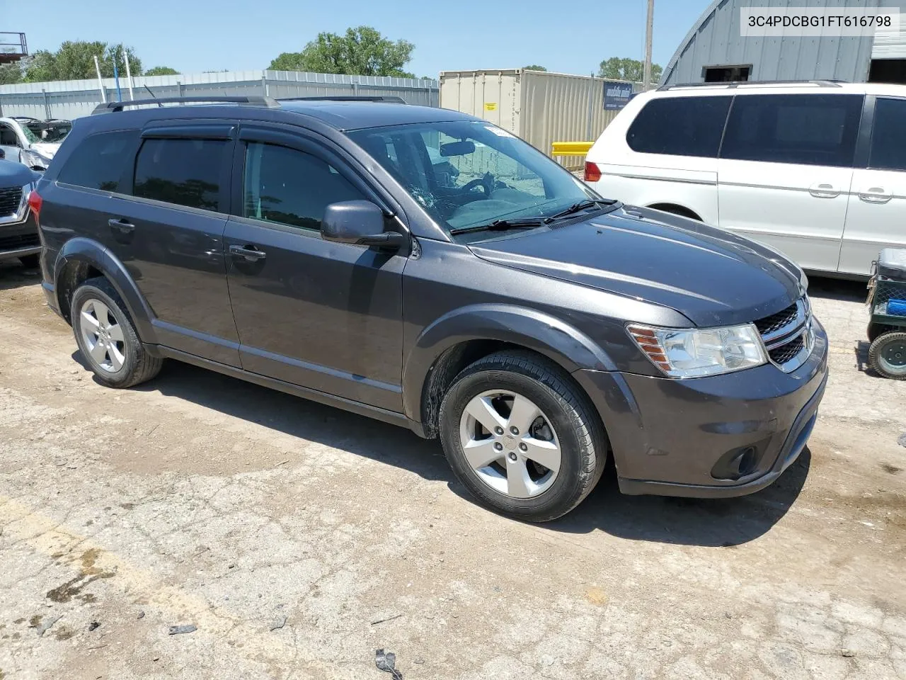 2015 Dodge Journey Sxt VIN: 3C4PDCBG1FT616798 Lot: 60300724