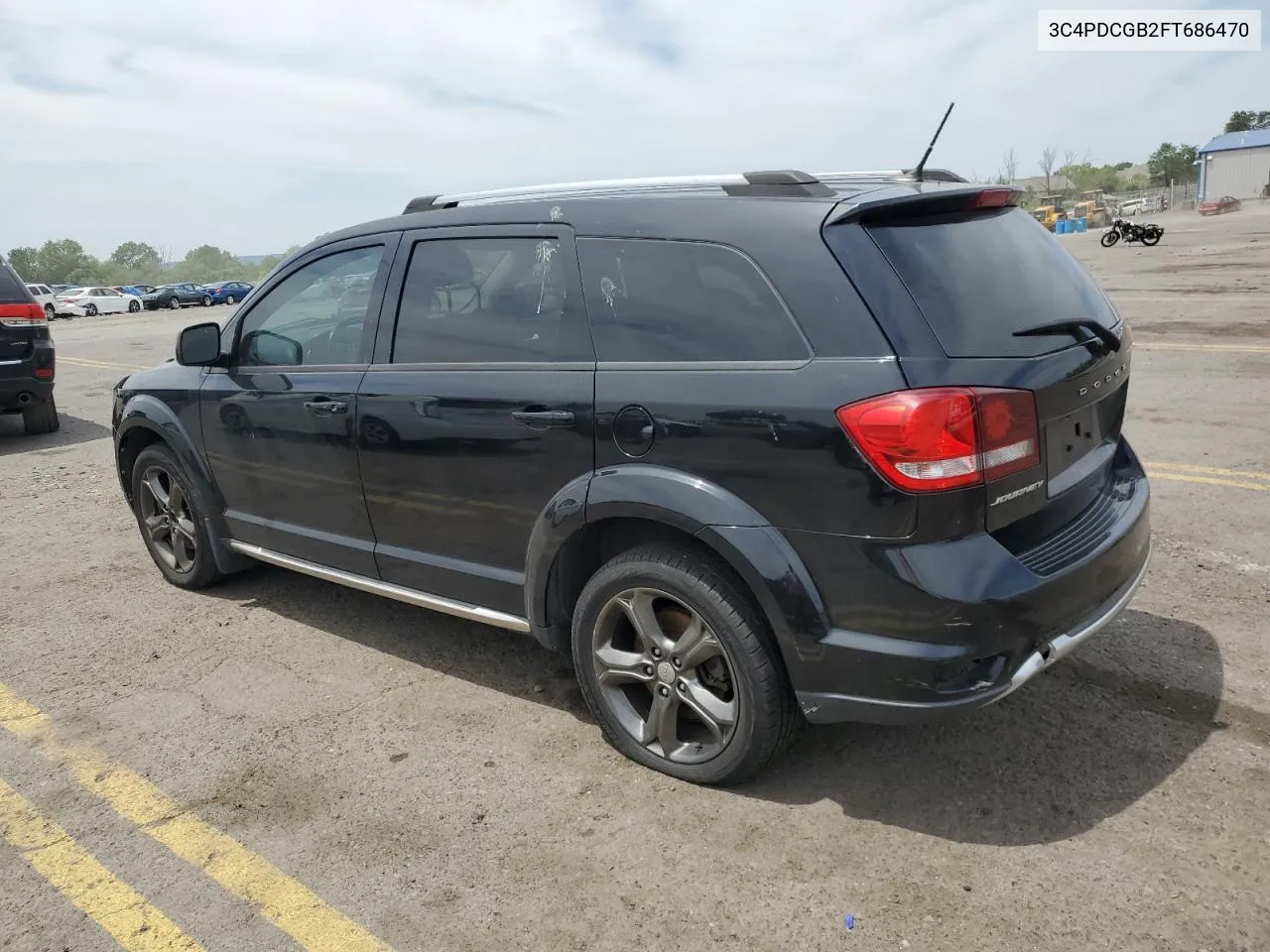 2015 Dodge Journey Crossroad VIN: 3C4PDCGB2FT686470 Lot: 60305614