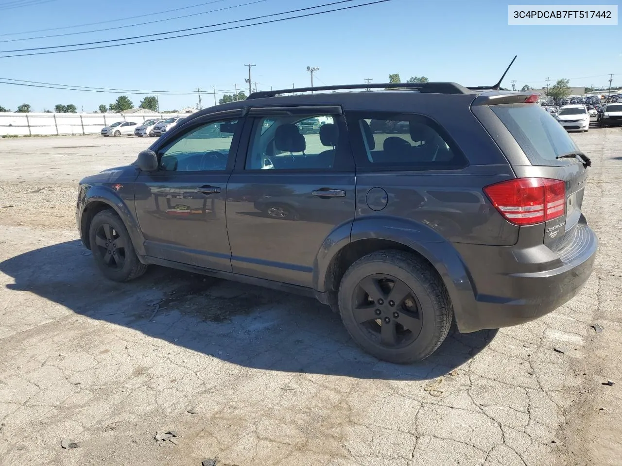 2015 Dodge Journey Se VIN: 3C4PDCAB7FT517442 Lot: 61415814