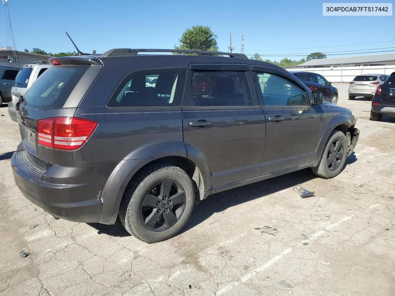 2015 Dodge Journey Se VIN: 3C4PDCAB7FT517442 Lot: 61415814