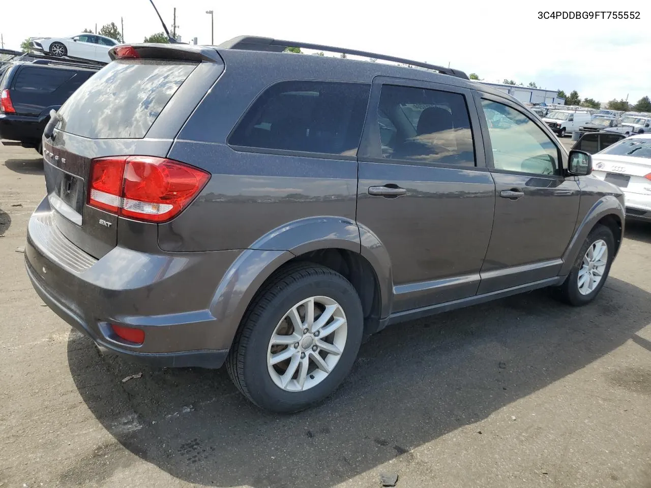 2015 Dodge Journey Sxt VIN: 3C4PDDBG9FT755552 Lot: 61451284