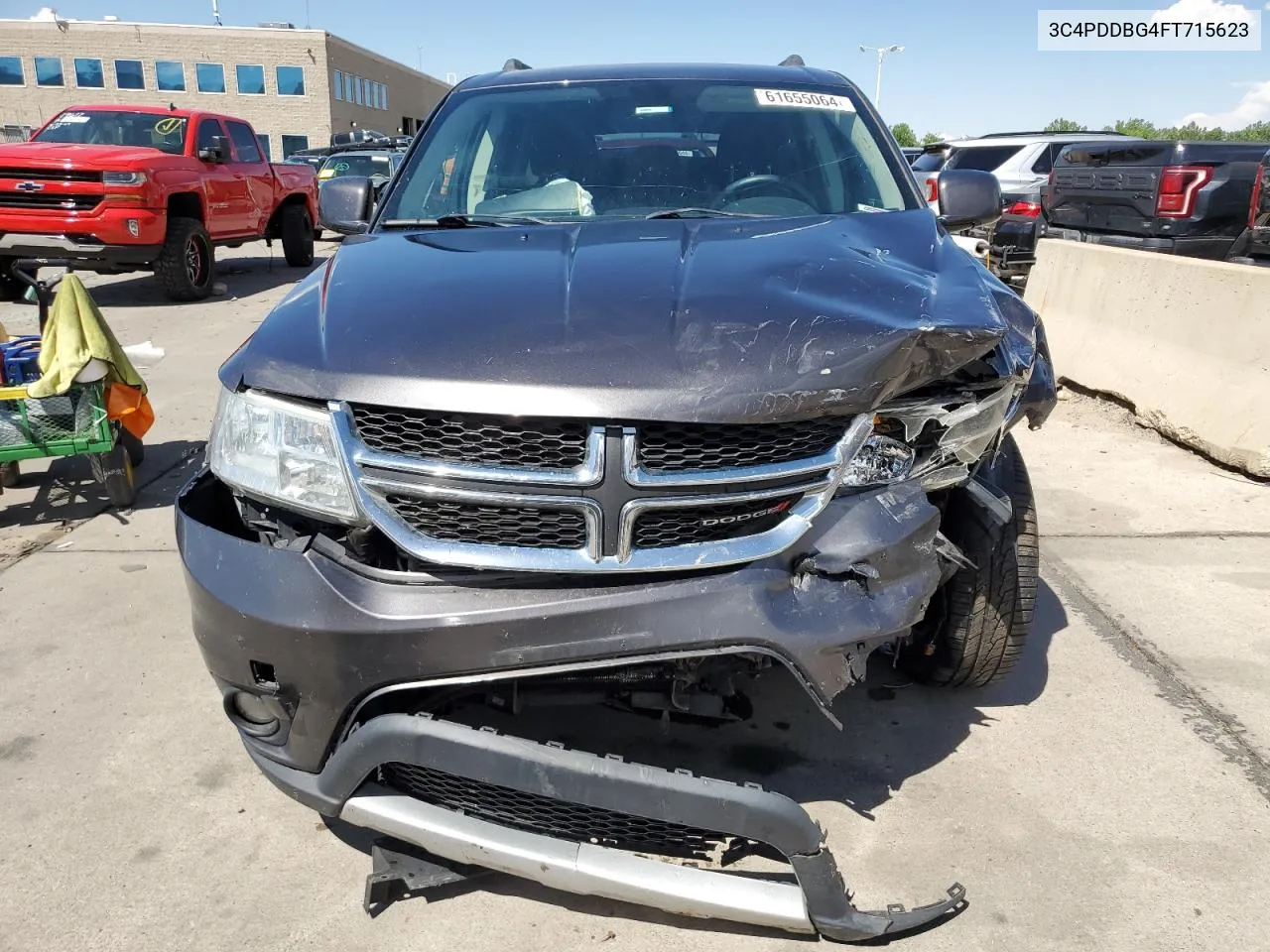 2015 Dodge Journey Sxt VIN: 3C4PDDBG4FT715623 Lot: 61655064