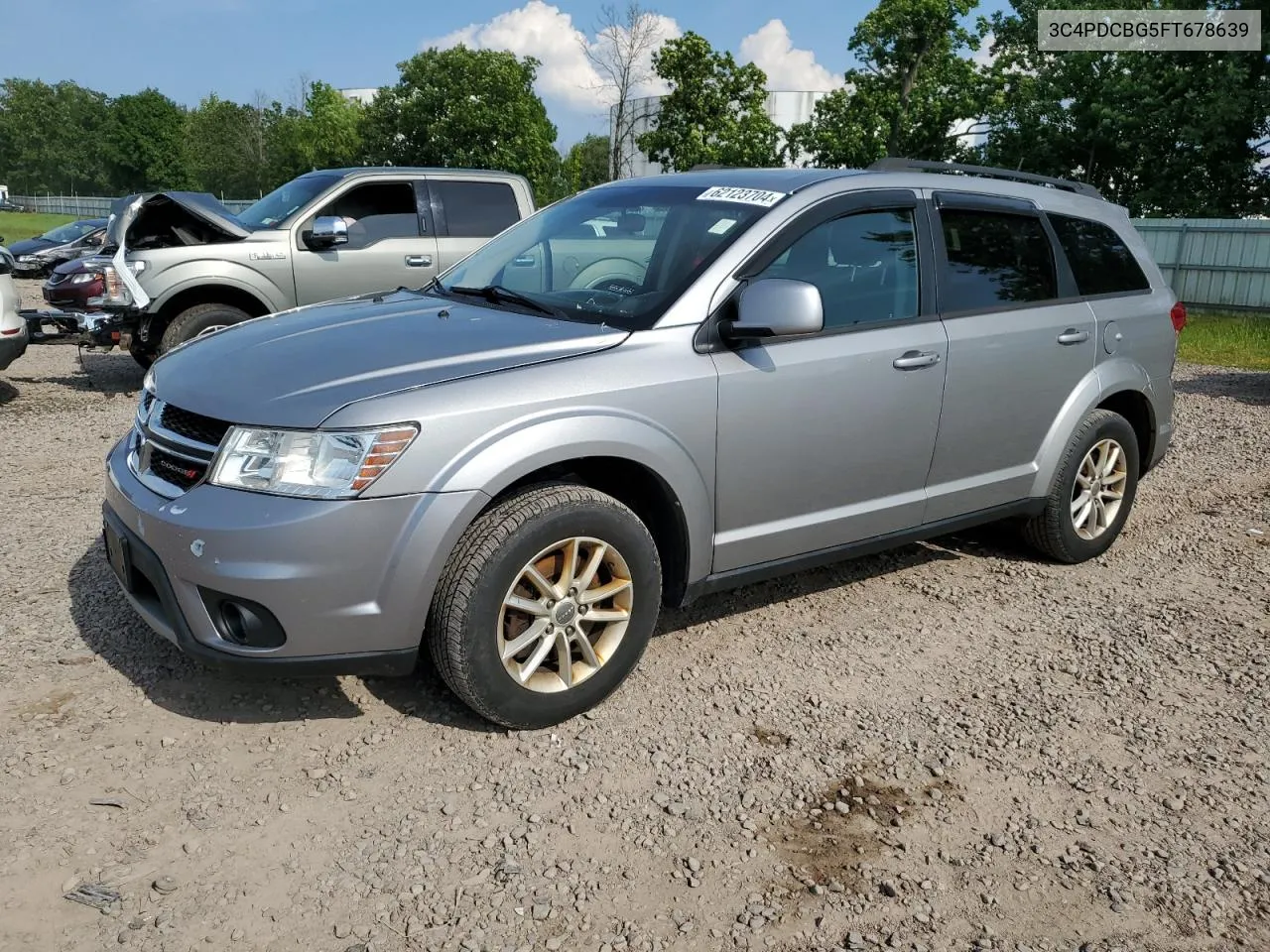 2015 Dodge Journey Sxt VIN: 3C4PDCBG5FT678639 Lot: 62123704