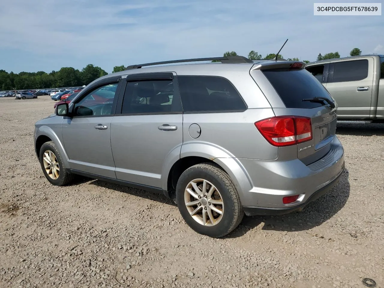 2015 Dodge Journey Sxt VIN: 3C4PDCBG5FT678639 Lot: 62123704