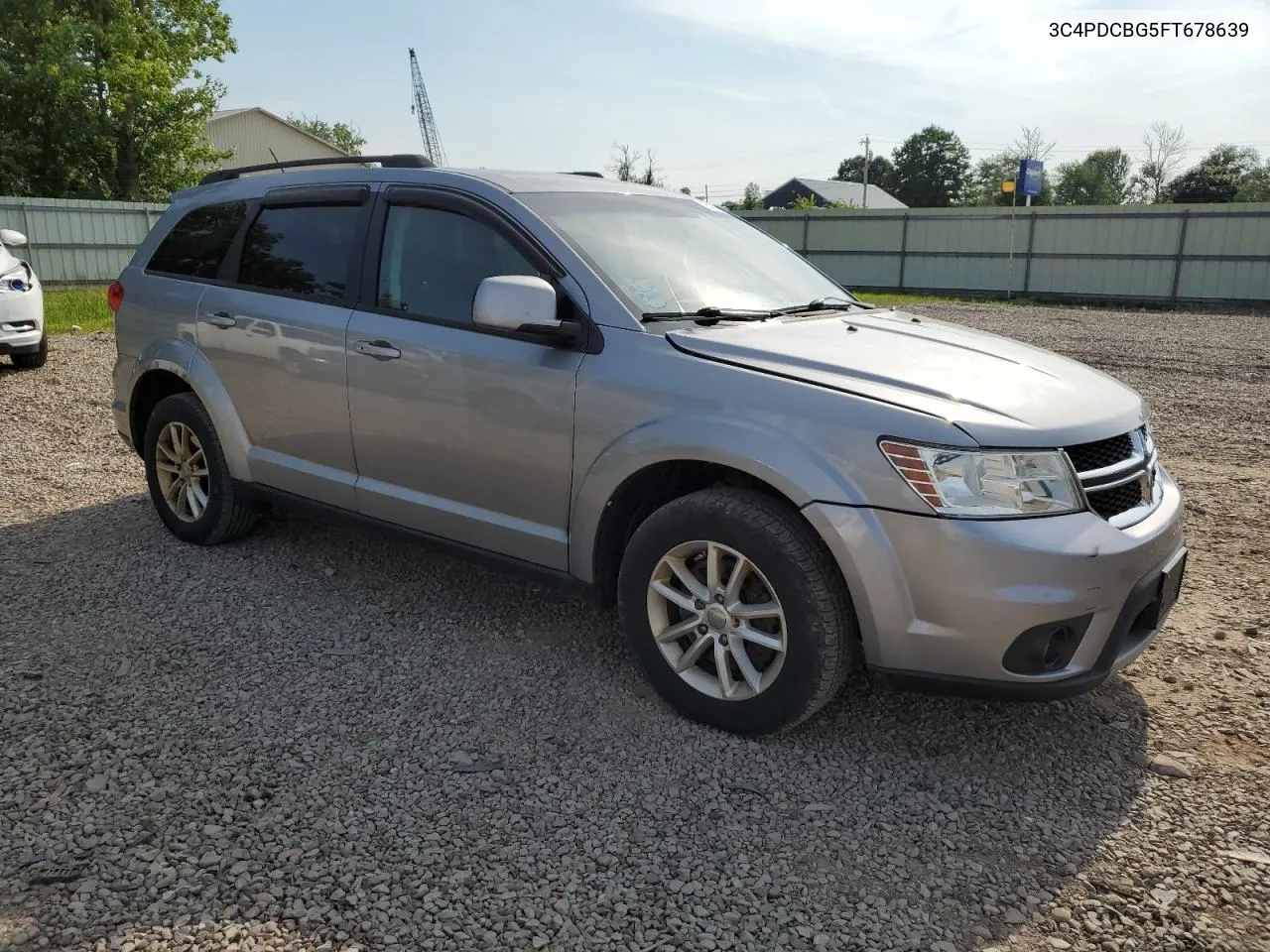 2015 Dodge Journey Sxt VIN: 3C4PDCBG5FT678639 Lot: 62123704