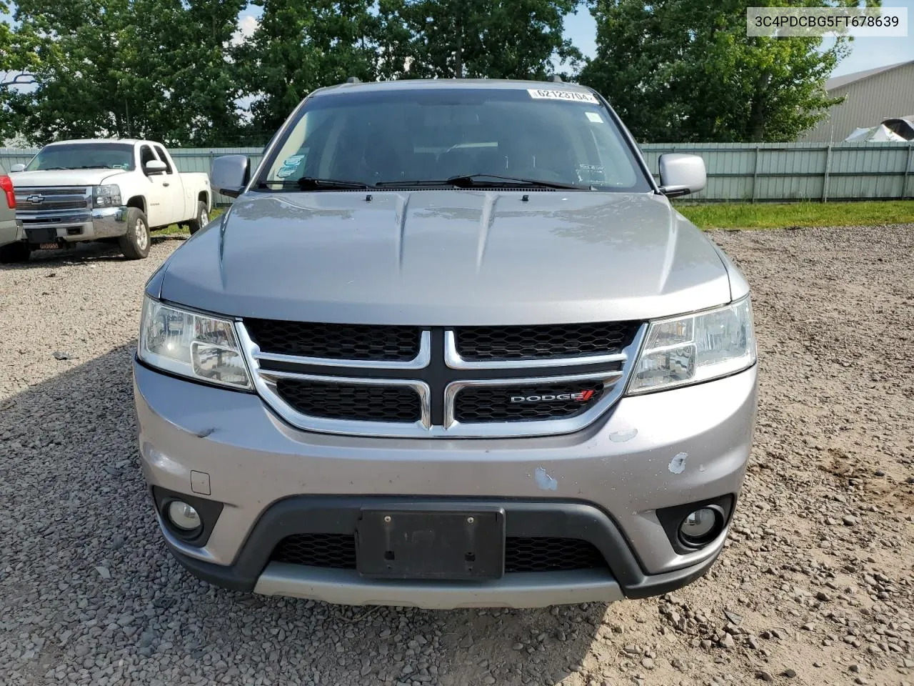 2015 Dodge Journey Sxt VIN: 3C4PDCBG5FT678639 Lot: 62123704