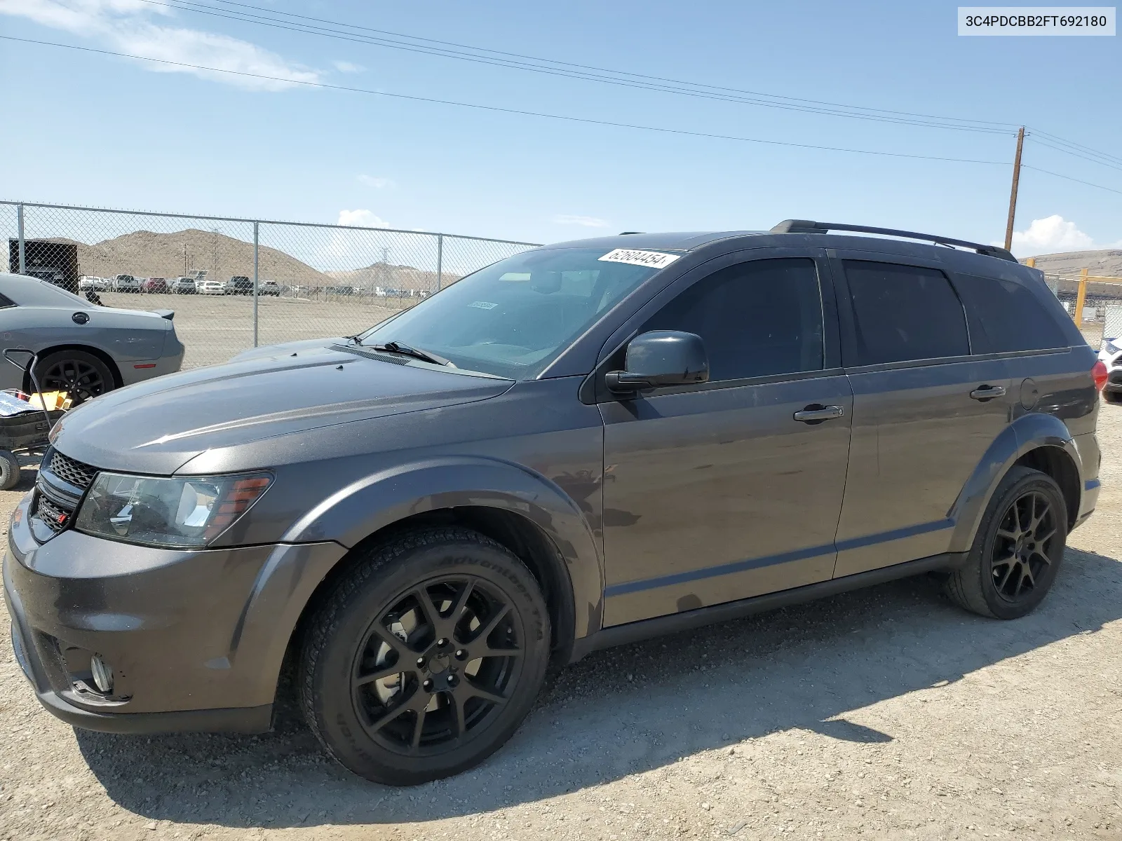 2015 Dodge Journey Sxt VIN: 3C4PDCBB2FT692180 Lot: 62604454