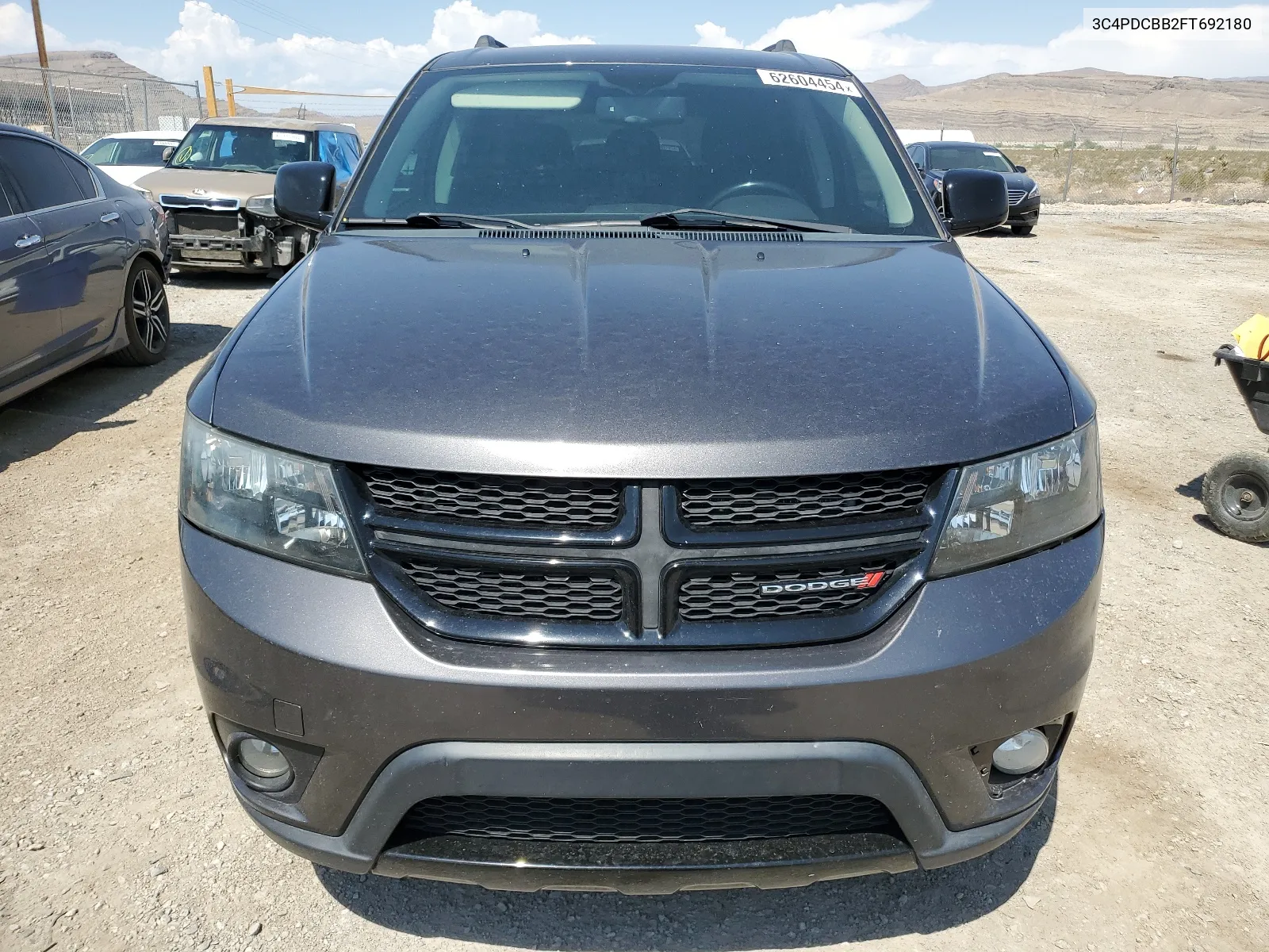 2015 Dodge Journey Sxt VIN: 3C4PDCBB2FT692180 Lot: 62604454