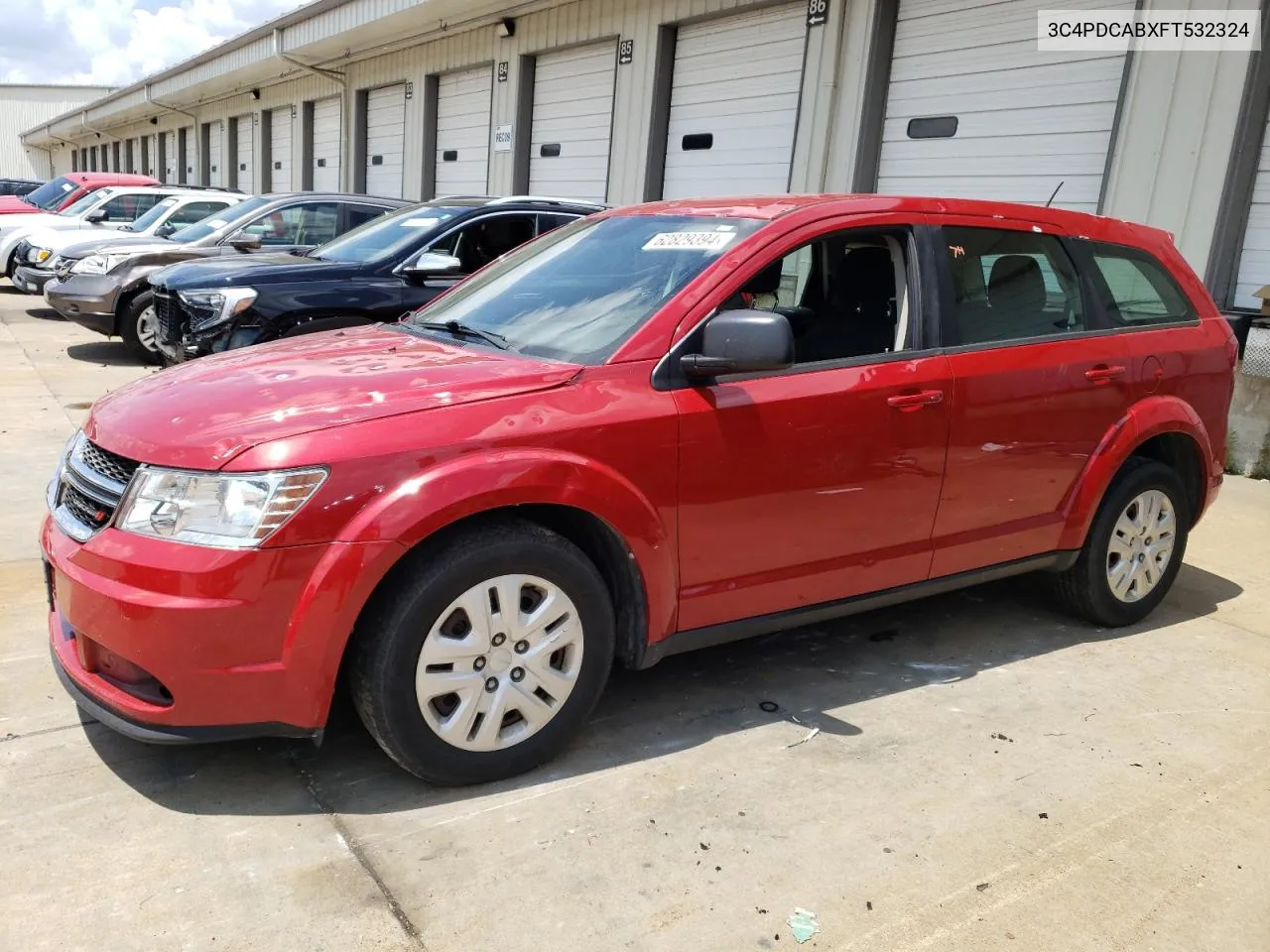 2015 Dodge Journey Se VIN: 3C4PDCABXFT532324 Lot: 62829394