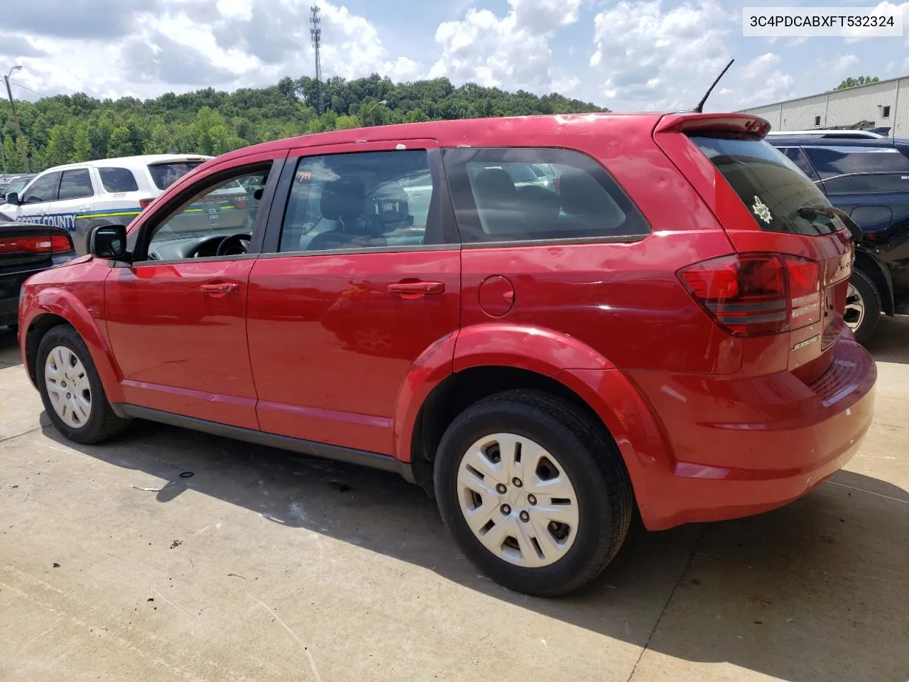 2015 Dodge Journey Se VIN: 3C4PDCABXFT532324 Lot: 62829394