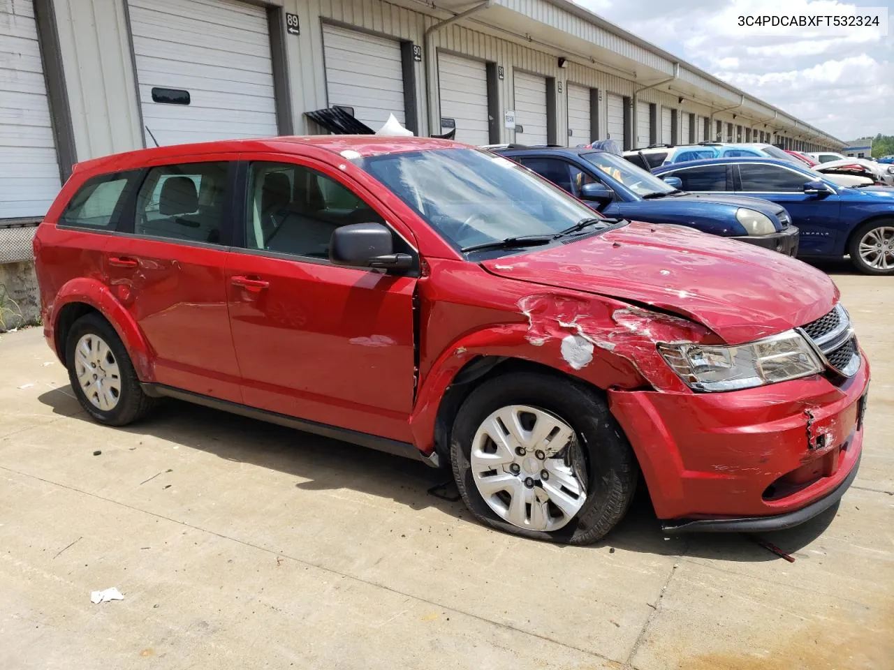 2015 Dodge Journey Se VIN: 3C4PDCABXFT532324 Lot: 62829394