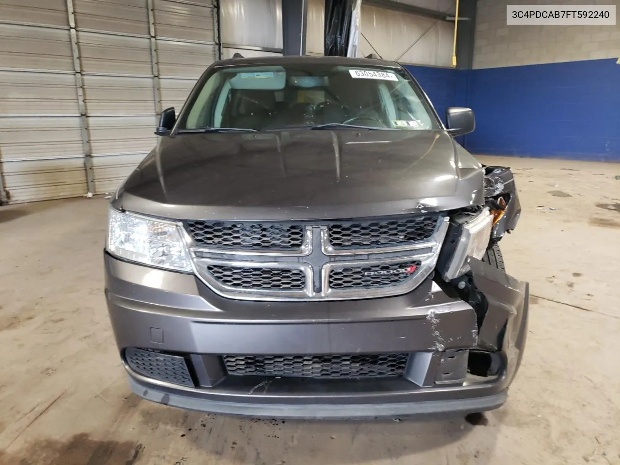 2015 Dodge Journey Se VIN: 3C4PDCAB7FT592240 Lot: 63054384