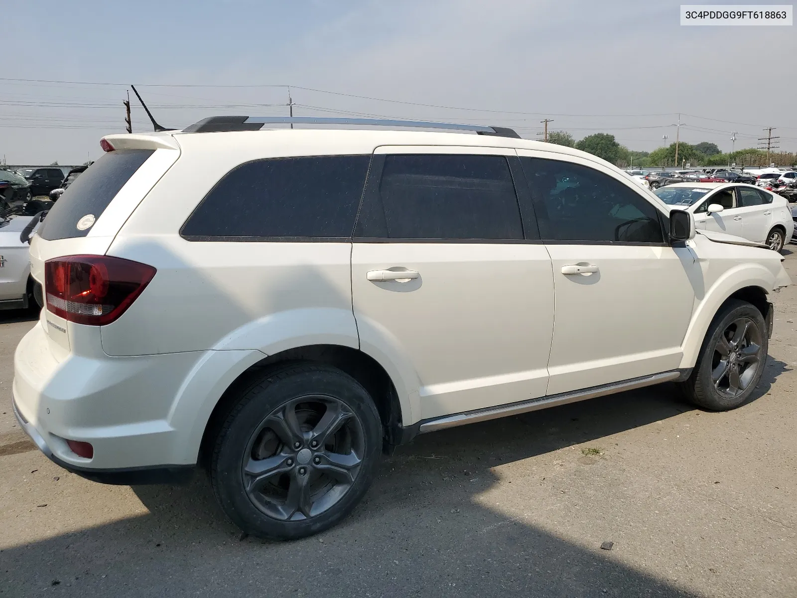 2015 Dodge Journey Crossroad VIN: 3C4PDDGG9FT618863 Lot: 63554284