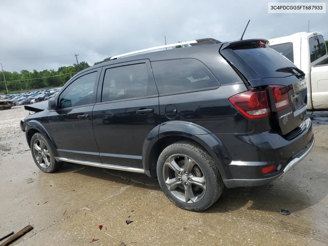 2015 Dodge Journey Crossroad VIN: 3C4PDCGG5FT687933 Lot: 64575884