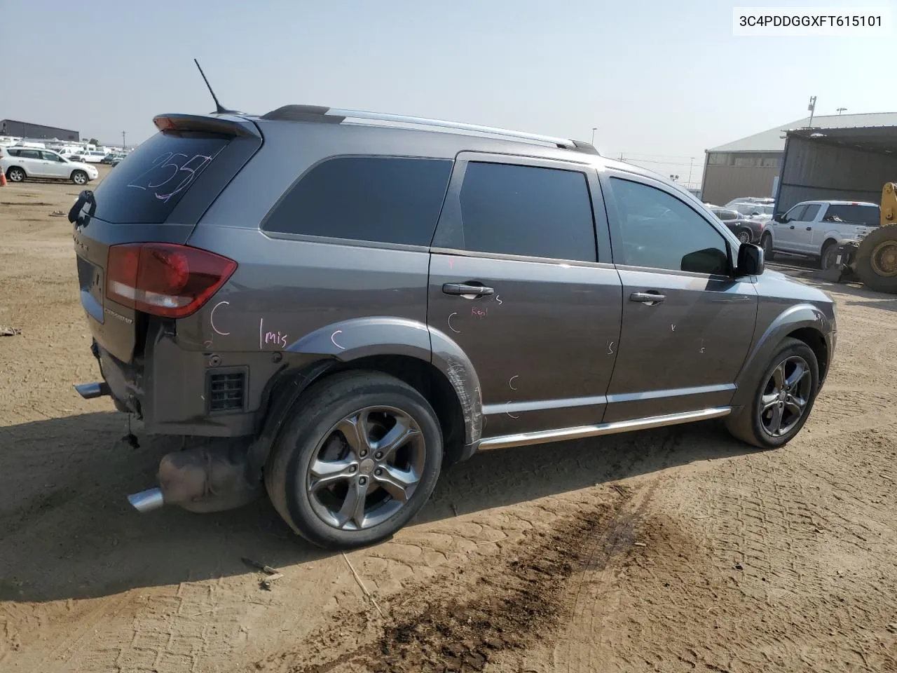 2015 Dodge Journey Crossroad VIN: 3C4PDDGGXFT615101 Lot: 64576454